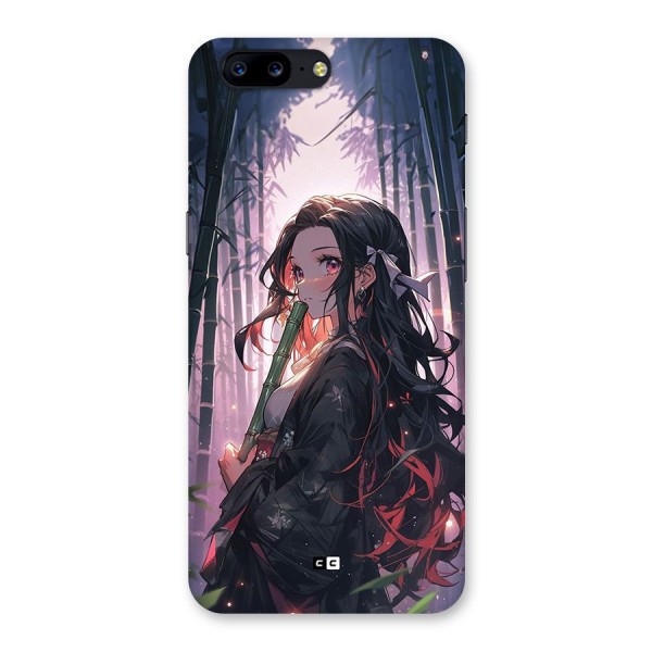 Cute Nezuko Back Case for OnePlus 5