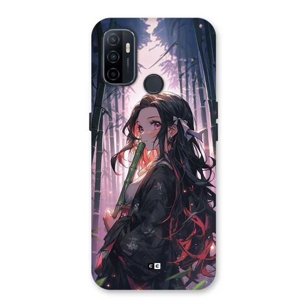 Cute Nezuko Back Case for Oppo A32