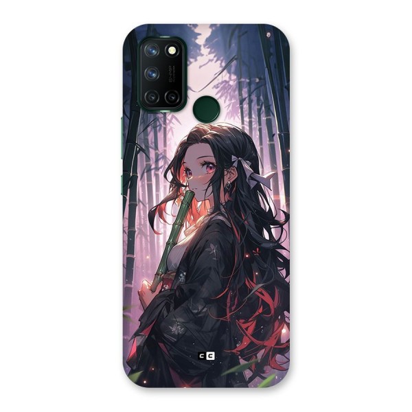 Cute Nezuko Back Case for Realme C17