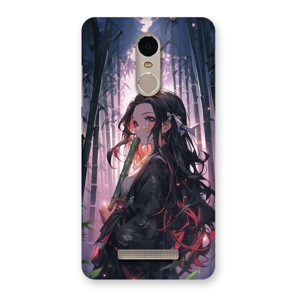 Cute Nezuko Back Case for Redmi Note 3