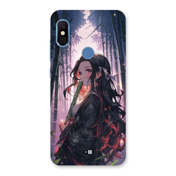 Cute Nezuko Back Case for Redmi Note 6 Pro
