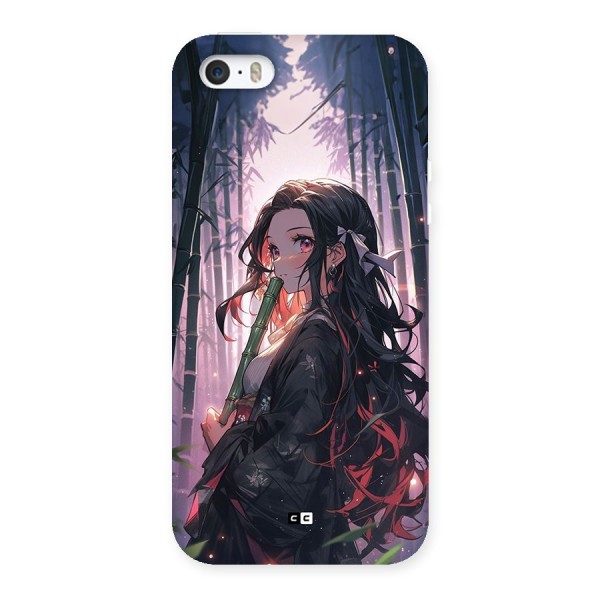 Cute Nezuko Back Case for iPhone 5 5s
