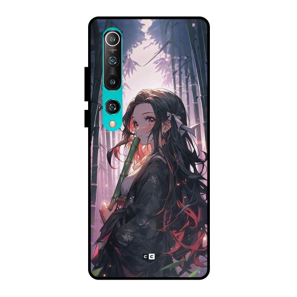 Cute Nezuko Metal Back Case for Mi 10