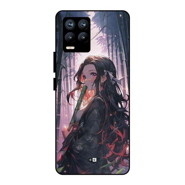 Cute Nezuko Metal Back Case for Realme 8 Pro