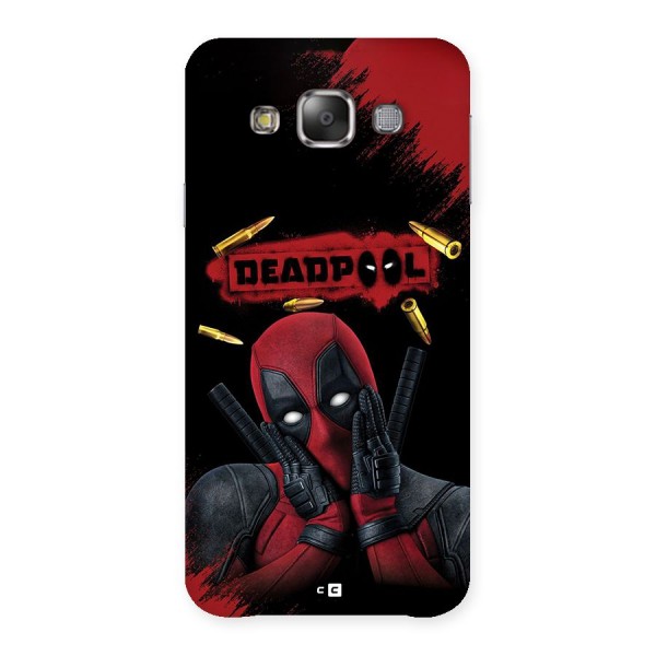 Cute Pool Back Case for Galaxy E7