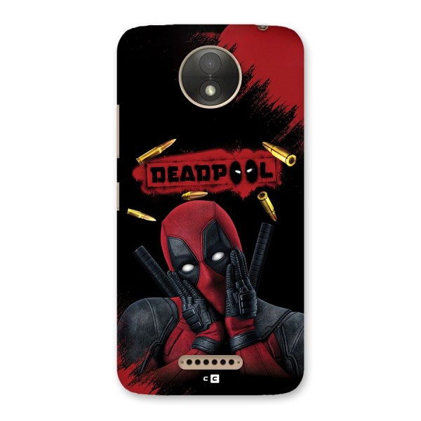 Cute Pool Back Case for Moto C Plus