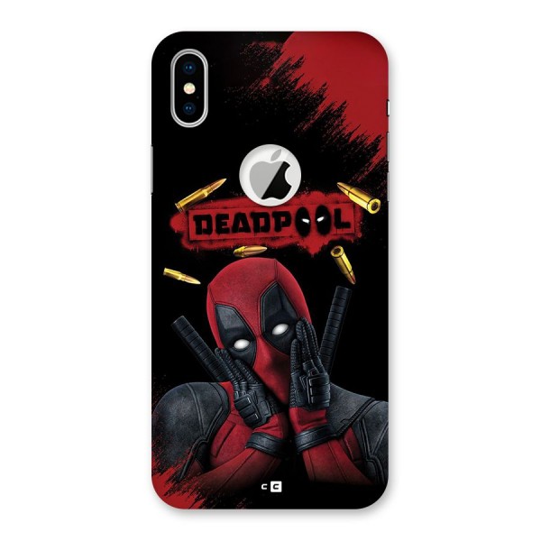 Cute Pool Back Case for iPhone X Logo Cut