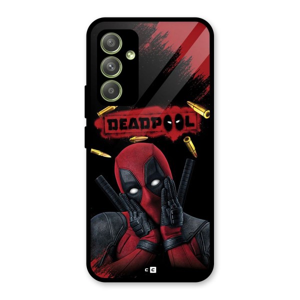 Cute Pool Glass Back Case for Galaxy A54