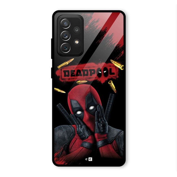 Cute Pool Glass Back Case for Galaxy A72
