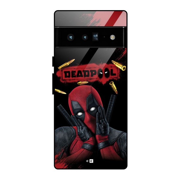 Cute Pool Glass Back Case for Google Pixel 6 Pro