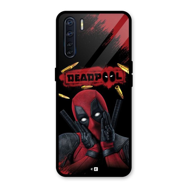 Cute Pool Glass Back Case for Oppo F15