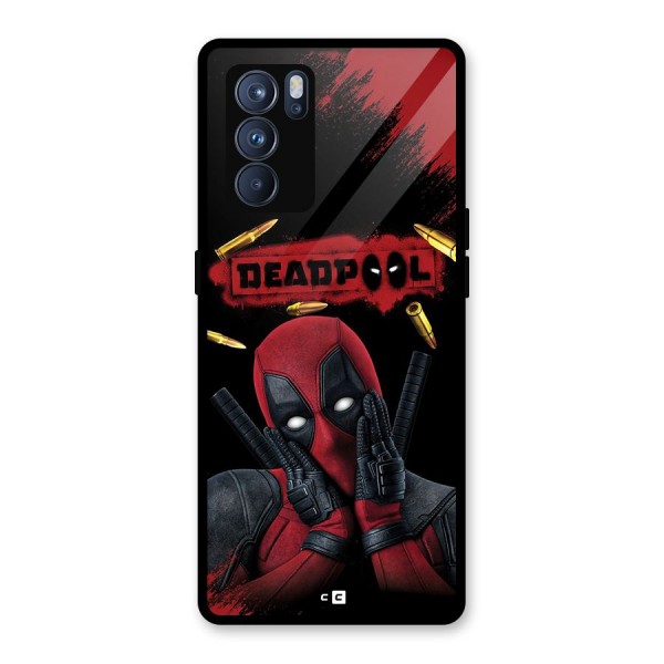 Cute Pool Glass Back Case for Oppo Reno6 Pro 5G