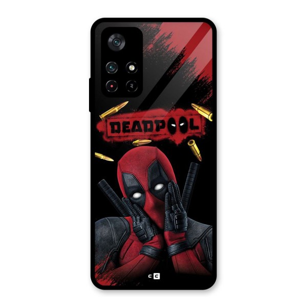 Cute Pool Glass Back Case for Poco M4 Pro 5G