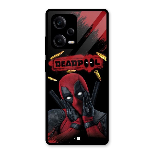 Cute Pool Glass Back Case for Redmi Note 12 Pro