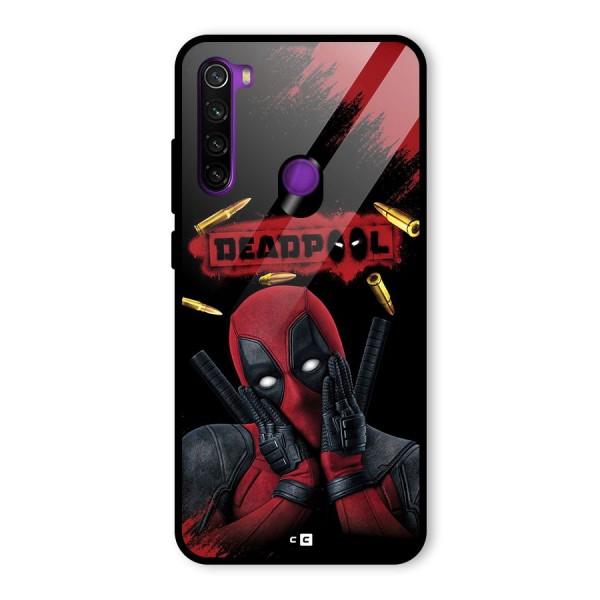 Cute Pool Glass Back Case for Redmi Note 8