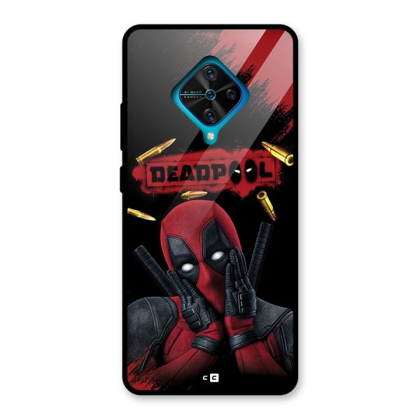 Cute Pool Glass Back Case for Vivo S1 Pro