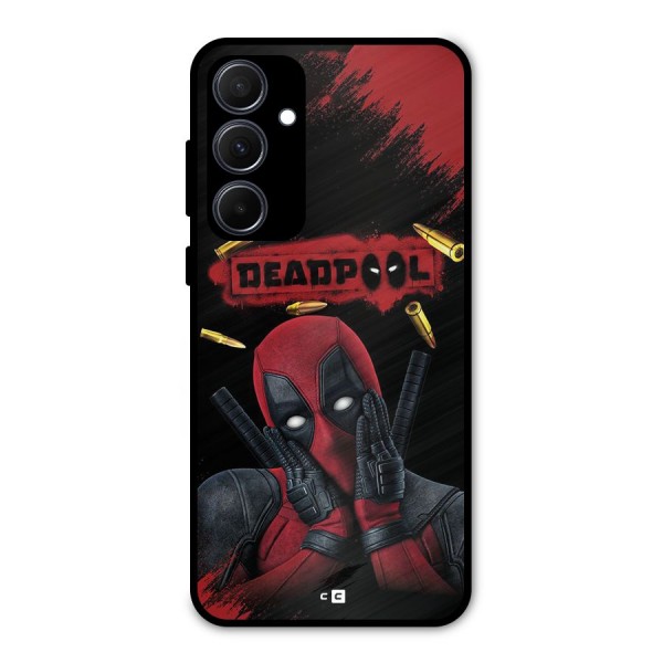Cute Pool Metal Back Case for Galaxy A35