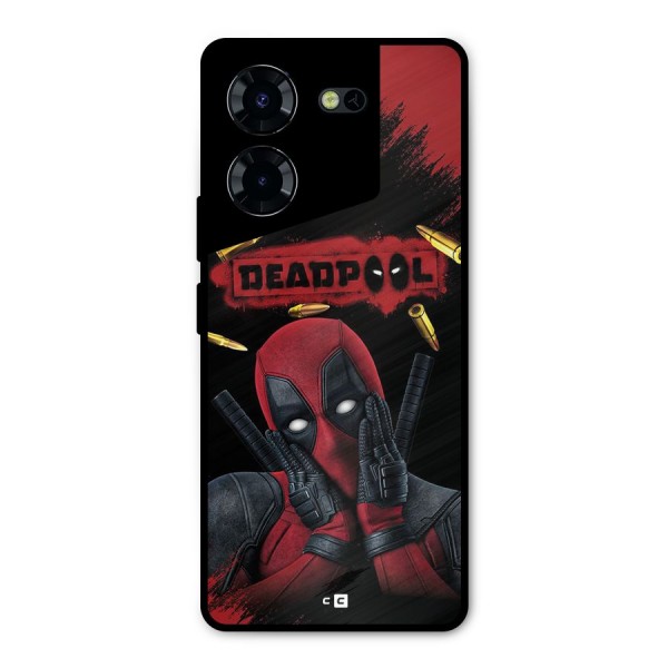 Cute Pool Metal Back Case for Tecno Pova 5 Pro 5G