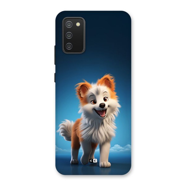 Cute Puppy Walking Back Case for Galaxy M02s