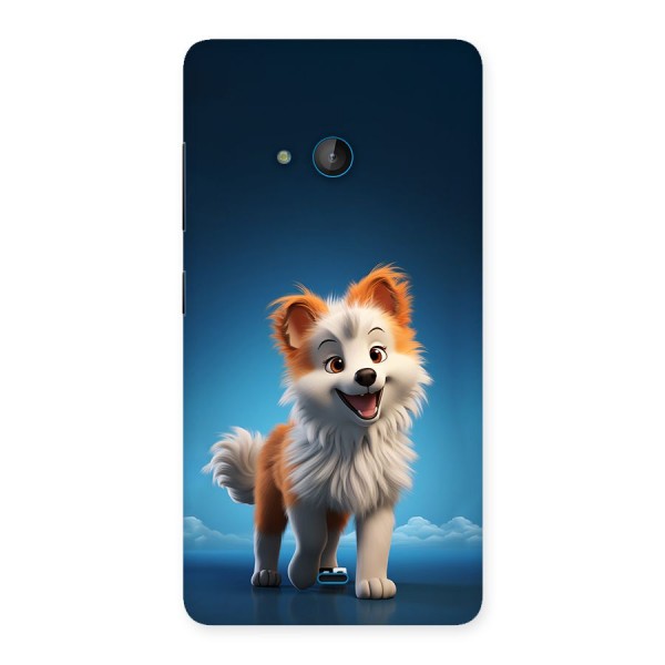 Cute Puppy Walking Back Case for Lumia 540
