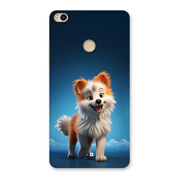Cute Puppy Walking Back Case for Mi Max 2