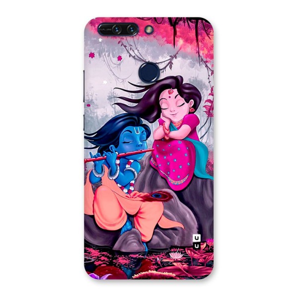 Cute Radha Krishna Back Case for Honor 8 Pro