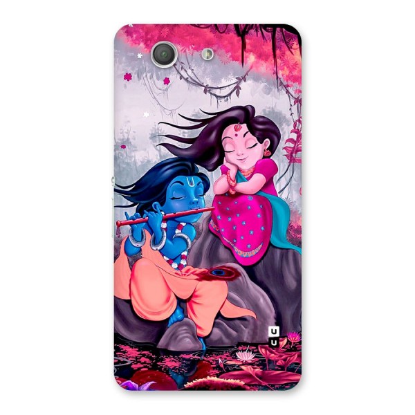 Cute Radha Krishna Back Case for Xperia Z3 Compact