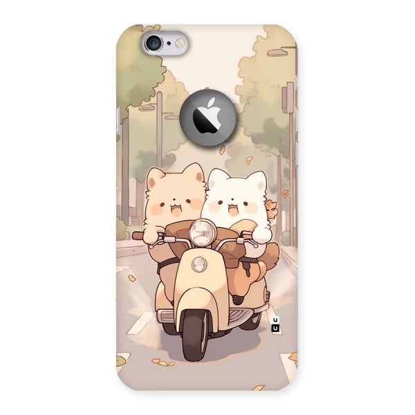 Cute Riders Back Case for iPhone 6 Logo Cut
