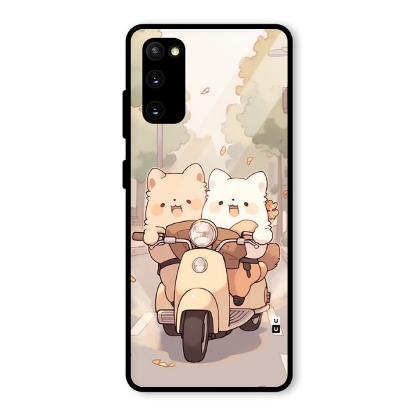 Cute Riders Glass Back Case for Galaxy S20 FE 5G