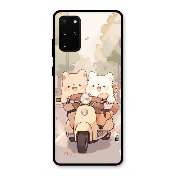 Cute Riders Glass Back Case for Galaxy S20 Plus