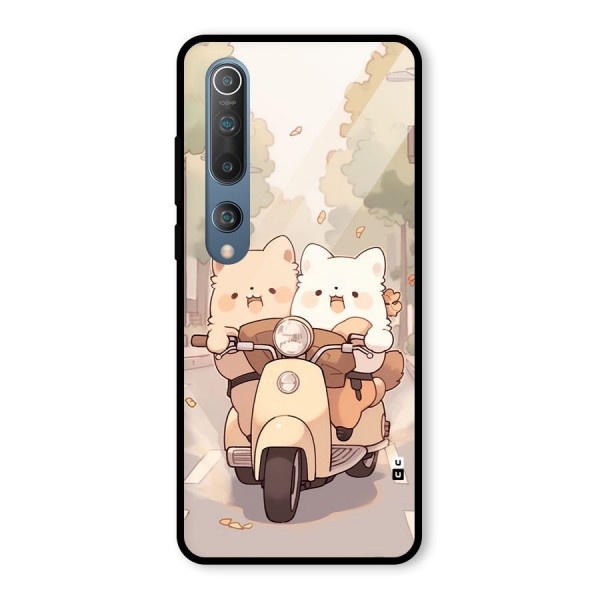 Cute Riders Glass Back Case for Mi 10
