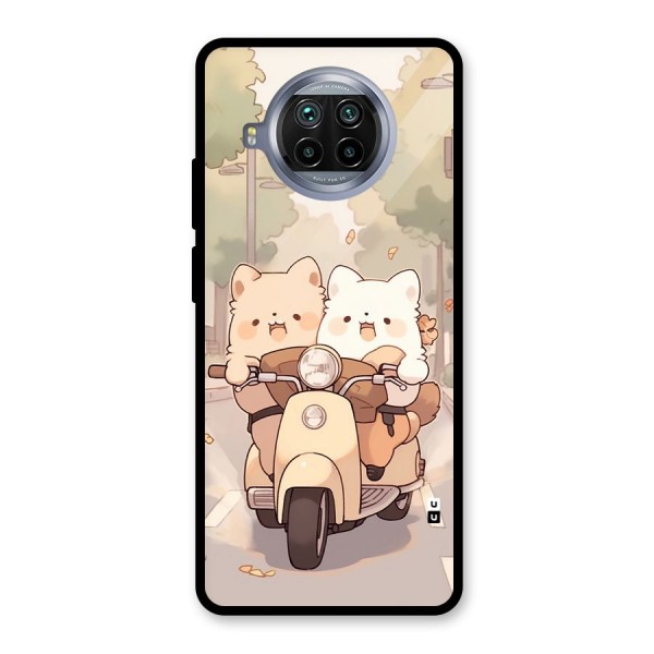 Cute Riders Glass Back Case for Mi 10i