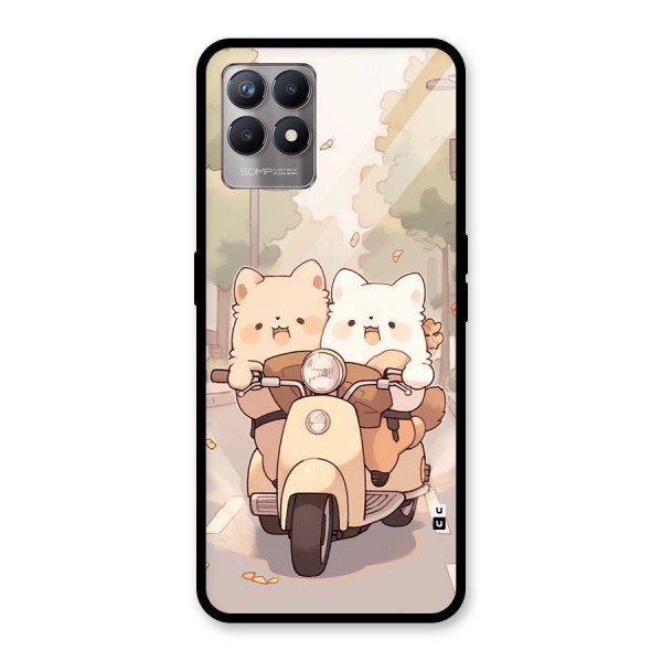 Cute Riders Glass Back Case for Realme Narzo 50