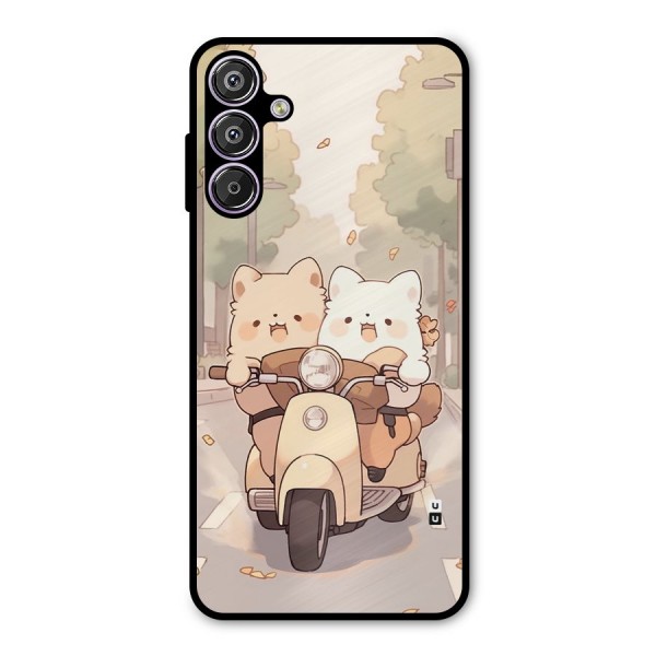 Cute Riders Metal Back Case for Galaxy F15