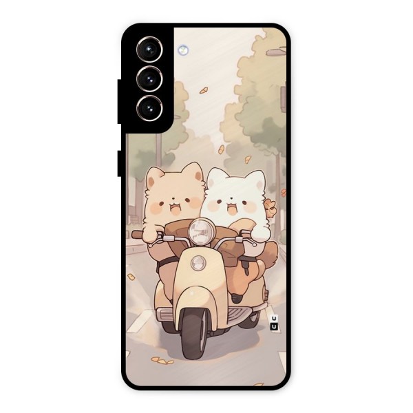 Cute Riders Metal Back Case for Galaxy S21 Plus