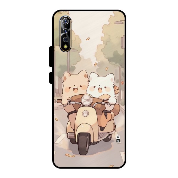 Cute Riders Metal Back Case for Vivo S1