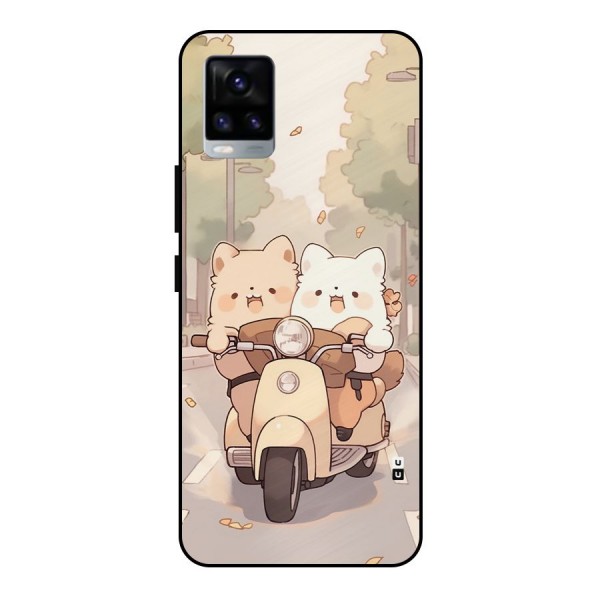 Cute Riders Metal Back Case for Vivo V20