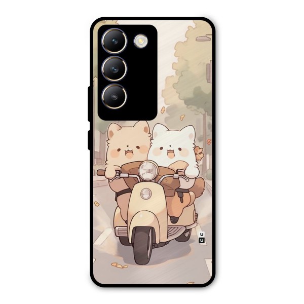 Cute Riders Metal Back Case for Vivo Y200e