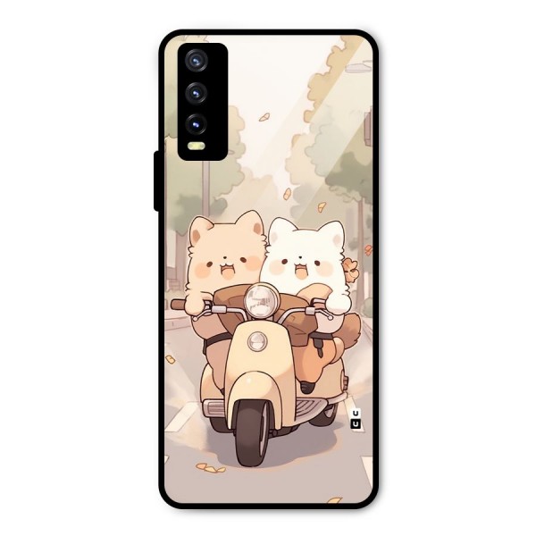 Cute Riders Metal Back Case for Vivo Y20t