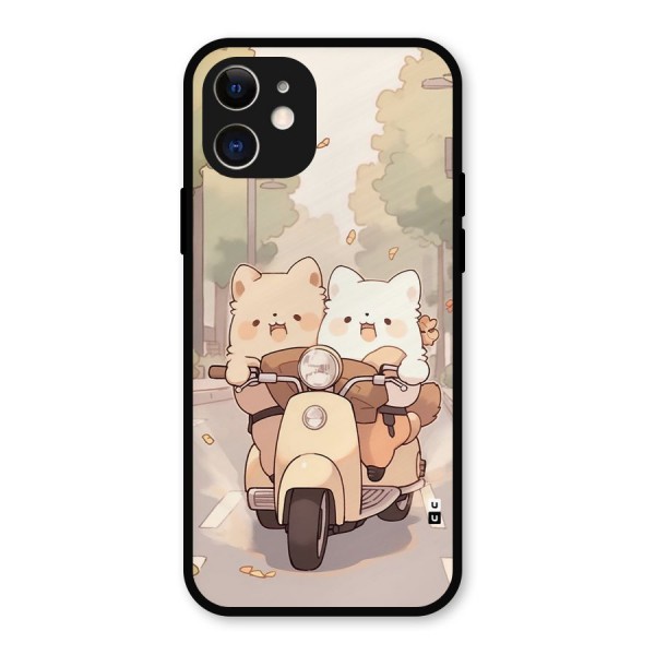 Cute Riders Metal Back Case for iPhone 12