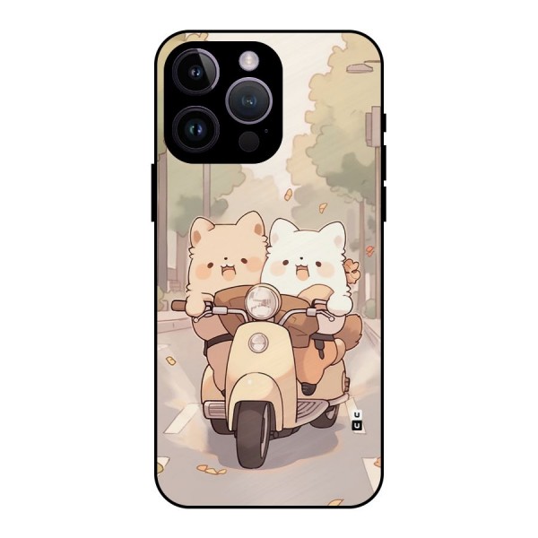 Cute Riders Metal Back Case for iPhone 14 Pro Max