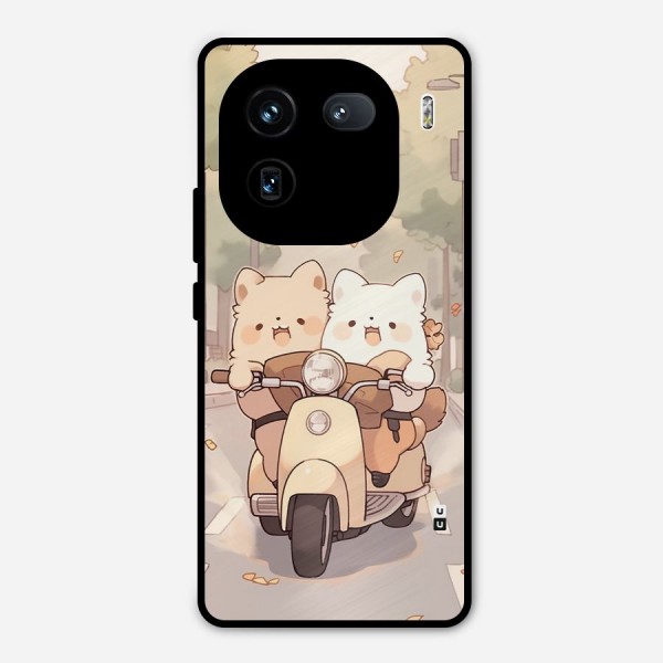 Cute Riders Metal Back Case for iQOO 12