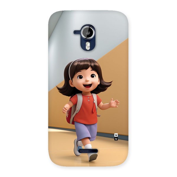 Cute School Girl Back Case for Canvas Magnus A117