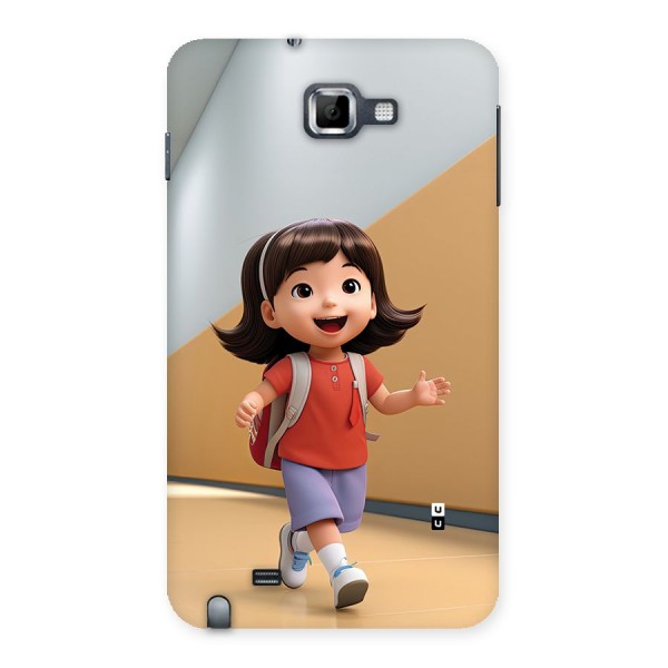 Cute School Girl Back Case for Galaxy Note