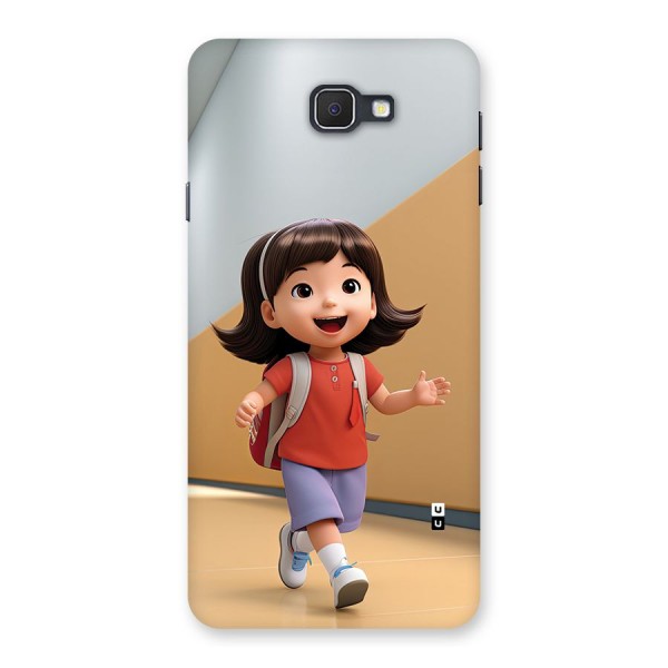 Cute School Girl Back Case for Galaxy On7 2016