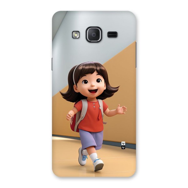 Cute School Girl Back Case for Galaxy On7 Pro
