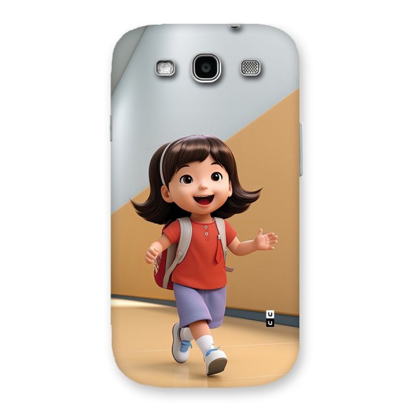 Cute School Girl Back Case for Galaxy S3