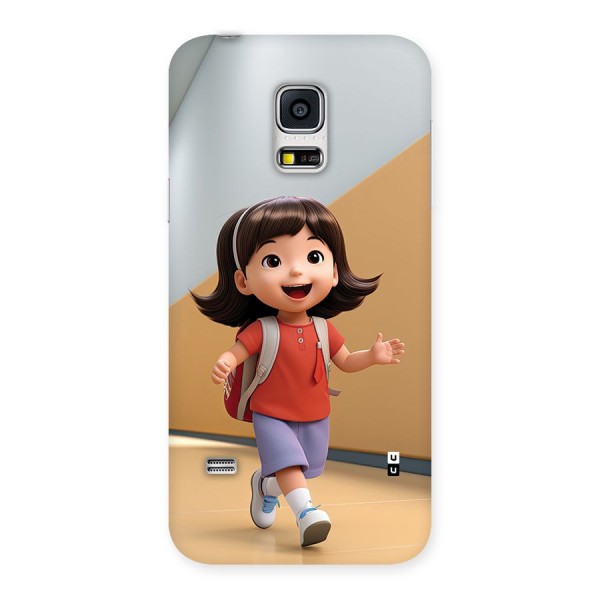 Cute School Girl Back Case for Galaxy S5 Mini