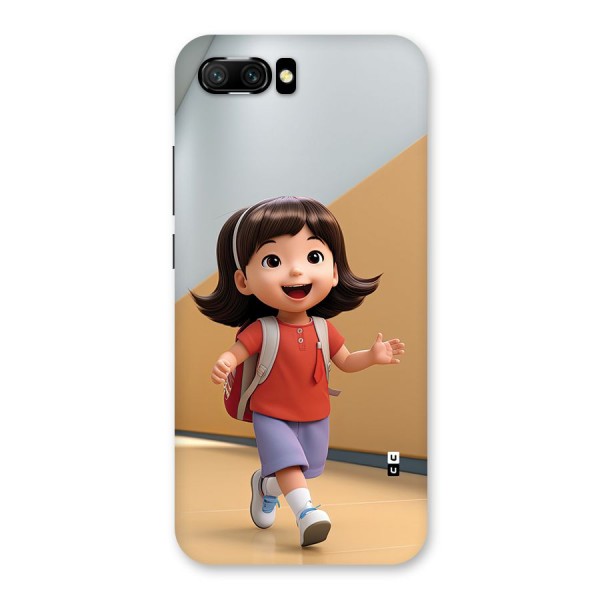 Cute School Girl Back Case for Honor 10