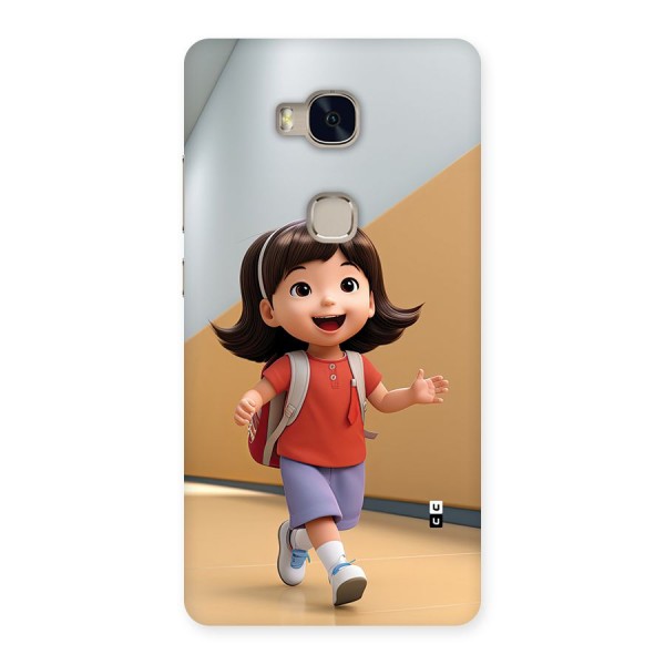 Cute School Girl Back Case for Honor 5X